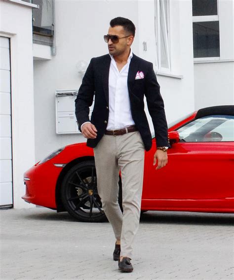 suit jackets with chinos.